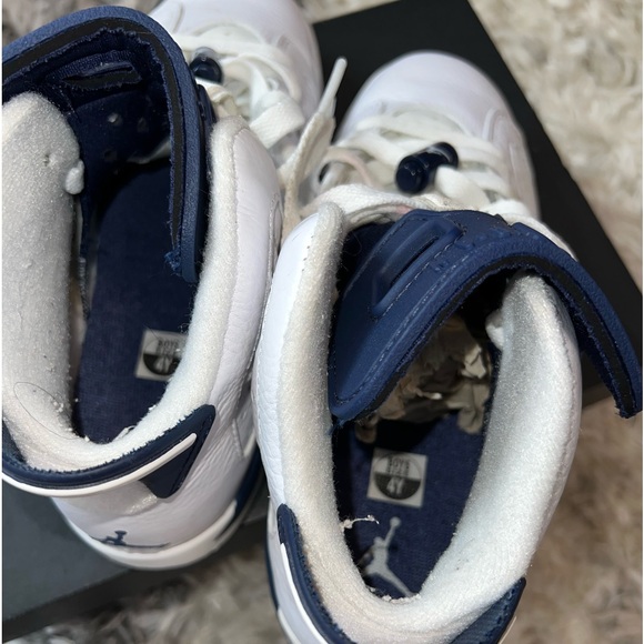 Air Jordan 6 Retro GS ‘Midnight Navy’ 2022 Sneakers - Picture 11 of 12